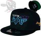 The "King of the Snap" Aqua/Purple Snapback Hat Cap Royal Swag Edition by Joe Rocken