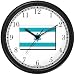 Flag of Israel No.1, Star of David or Mogen David Judaica Jewish Theme Wall Clock by ...