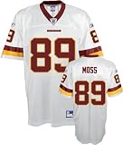 Santana Moss Youth Jersey: Reebok White Replica #89 Washington Redskins Jersey