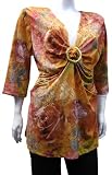 Zalman Zaranio Plus Size Printed Shirt with O-ring