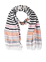 Pieces Bufanda (Negro / Rosa)