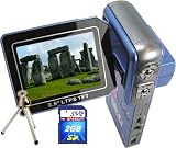 SVP HDDV-3000 12MP Max. 6-in-1 Multi-Functional Camcorder with Rare Huge Flip LCD! (2GB High Speed SD Card & Tripod Included)
