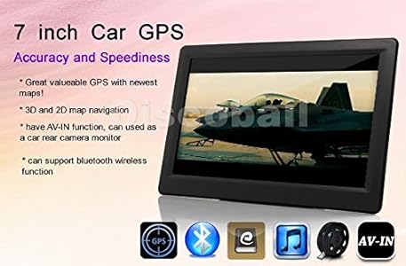 DISCOBALL tooth 7 Inch Touch Screen Car GPS Navigation SAT NAV Navigator UK EU Maps FM POI SpeedCam AV-IN Function MP3 MP4 8GB 128MB review