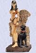 Egyptian Princess statue Bastet Goddess Panther Sculpt sculpture (The Digital Angel)