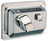 Excel Dryer R76-C Cast Cover Series Hands On Push Button Recessed Mounted Hand Dryer - Chrome Plated