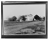 Historic Print (S): [Large house moved off its foundation, part of roof collapsed following the Mississippi