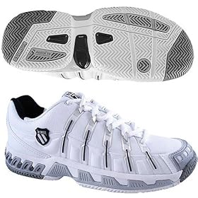 K-Swiss Mens Stabilor SLS Tennis Shoe (White Black Platinum), Available in Various Sizes by 