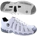 K-Swiss Men's Stabilor SLS Tennis Shoe (White / Black / Platinum), Available in Various Sizes