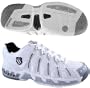 K-Swiss Men's Stabilor SLS Tennis Shoe (White / Black / Platinum) - Size 8