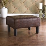 Edison Alligator Print Foot Stool