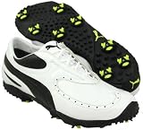 PUMA PG GTX Mens White/Black/Lime Punch Golf Shoes by Puma