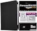 CrazyOnDigital Amazon Kindle 2 Black Leather e-Book Reader Carrying Case Cover (fits 6 display 2nd generation kindle 2) with anti-scratch screen protector for kindle 2