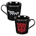 Vandor 41261 Transformers Prime Autobot 12 oz Ceramic Mug, Black and Red