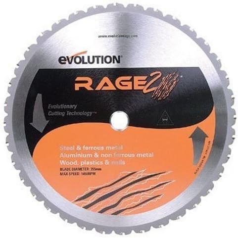 Evolution Rage355 3 Pack Rage 2 Multi Purpose Saw Blade 14" Diameter 36 Teeth