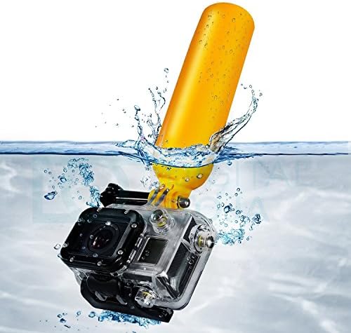 Etomato® Diving Floaty Floating Bobber Hand Grip Handle Monopod + Screw + Wrist Strap Accessory Float For Gopro Hero 1 2 3 3+ 4 / SJ4000 SJ5000 (Yellow)