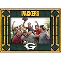 Green Bay Packers Art Glass Horizontal Frame