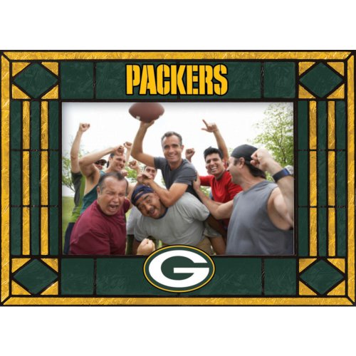 Green Bay Packers Art Glass Horizontal Skeleton