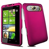 Premium - HTC HD7 Protex Rose Pink Rubber Feel Protective Case (Carrier: T- ....