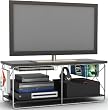 Glass Shelves For TV Components by Atlantic Glass Shelves For TV Components by Atlantic