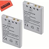 BM Premium Pack of 2 EN-EL5 Batteries for Nikon Coolpix P80 P90 P100 P500 P510 P520 P530 Digital Camera + More!!