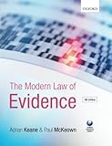 The modern law of evidence