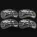 Mintbon 24Styles Eyebrow Grooming Stencil Kit Template Shaping Shaper DIY Tools