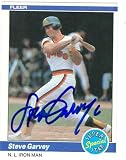 Steve Garvey Autographed/Hand Signed Baseball Card (San Diego Padres) 1984 Fleer #628 NL Iron Man