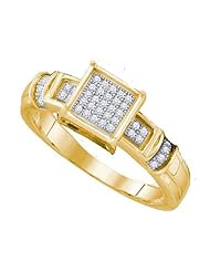 0.12CTW DIAMOND MICRO PAVE RING
