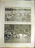 1901 LONDON HOT-WEATHER SERPENTINE HEAT-WAVE NEW-YORK