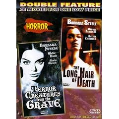 BARBARA STEELE "DOUBLE FEATURE"[SLIM CASE] [THE LONG HAIR OF DEATH+TERROR CREATURES FROM THE GRAVE]