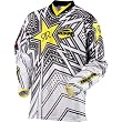 Rockstar Energy Drink Officially Licensed MSR Men's Off-Road Motorcycle Jersey - White/Black