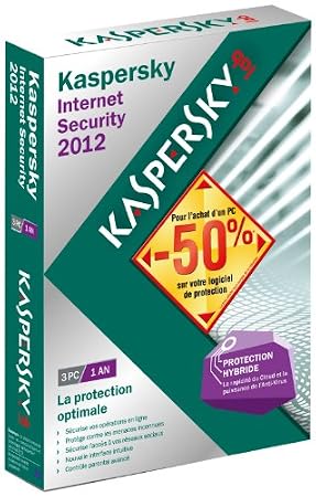 Kaspersky internet security 2012 (3 postes , 1 an) - offre speciale