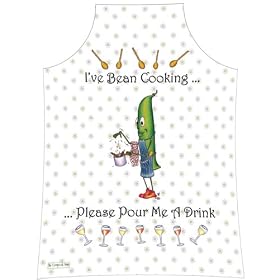 Compost Heap Apron, I've Bean Cooking... Please Pour Me a Drink