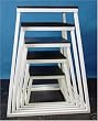 Plyometric Platform Box Set- 12", 18", 24", 30", 36" White