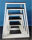White Plyometric Platform (Plyo Box) set : 12, 18, 24, 30, 36