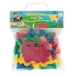 Lauri TRANSPORTATION PEG SET Crepe Rubber Vehicle Shapes & 20 Pegs