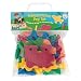 Lauri TRANSPORTATION PEG SET Crepe Rubber Vehicle Shapes & 20 Pegs