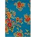 April Cornell Sikkim Teal Waffleweave Teatowel