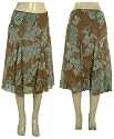 JUNIOR PLUS JONATHAN MARTIN Floral Chiffon Skirt, 2K51708Y