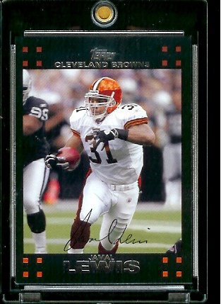 2007 Topps Football # 53 Jamal Lewis - Cleveland Browns - NFL Trading Cards