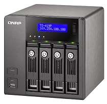 Qnap TS-419P NAS-System ohne Festplatten (4-Bay, iSCSI, SATA II, USB, eSATA, Ethernet) schwarz