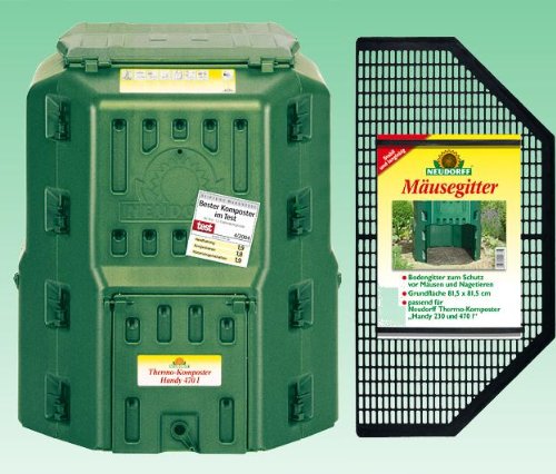 Produkt-Bild: Neudorff Thermokomposter Handy470L incl. 700g Radivit Kompostbeschleuniger und M&auml;usegitter