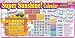 TEACHERS FRIEND TF-3105 SUPER SUNSHINE CALENDAR BULLETIN BO-ARD