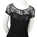 Froomer Women Floral Lace Cocktail Evening Party Casual Mini Dress