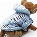   - Blue Plain Hoodie Jacket pet dog clothes APPAREL Chihuahua Teacups Miniature L