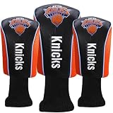 NBA New York Knicks Black-Orange 3-Pack Golf Club Headcovers