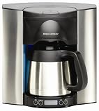 Brew Express BE-110-BS Stainless Steel 10-Cup Programmable Built-In Coffee Machine with Carafe BE-1