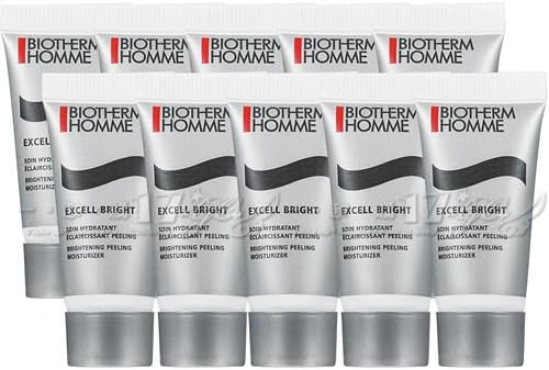 Biotherm Homme Excell Bright Brightening Peeling Moisturizer 5mlx 10 tubes (50ml) - worldwide shipping