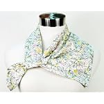 Fashionable Quick Wrap Satin Scarf Style 3 Yellows