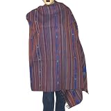Elegant Shawls Tribal Embroidered Wool Wrap 80 x 40 inches